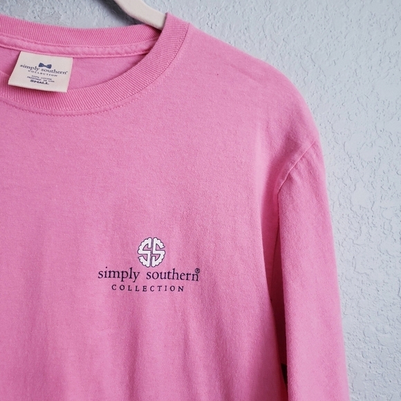 Simply Southern Pink 1 Corinthians 16:14 Nursing Long Sleeve Tee - Picture 5 of 7